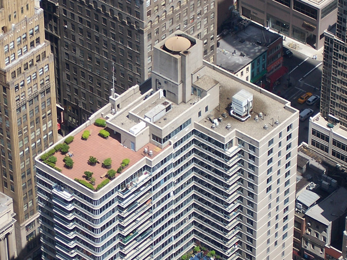 Manhatten from above - Empire State Building