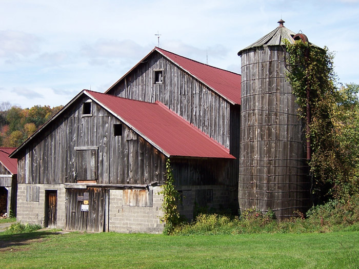 barn along Wells Rd
