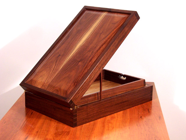 walnut desk box