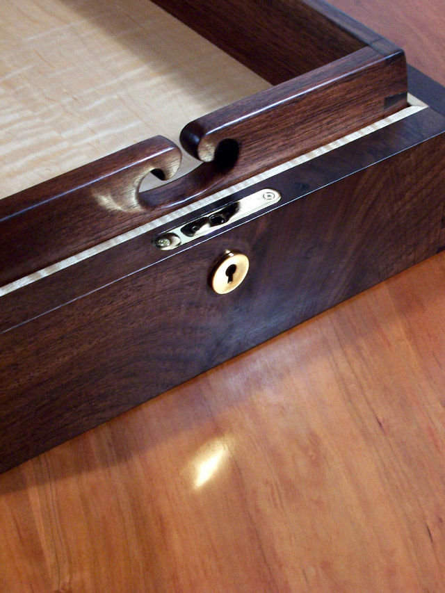 walnut desk box