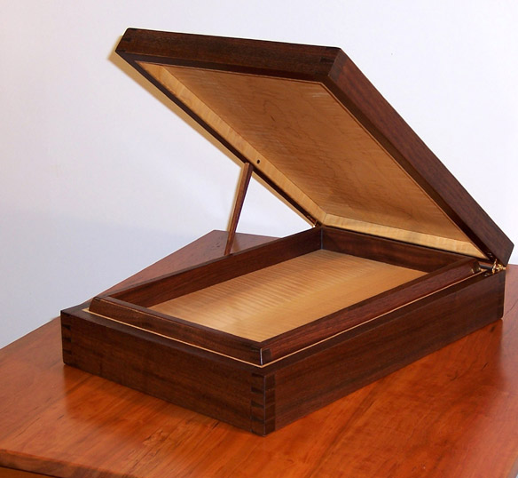 walnut desk box