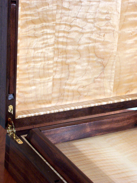 walnut desk box
